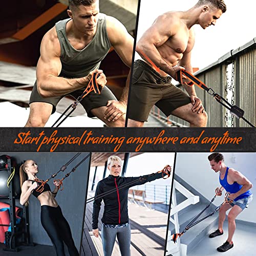 WeGym Resistance Training Bands,Smart APP Control All-in-one Fitness Trainer, Portable Home Gym System Full Body Workout Adjustable Resistance Straps Set with Online Workout Guide Course