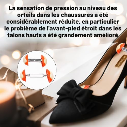 SOGHO Lot de 2 Embauchoirs Pour Chaussures Femme, Antidérapants, Réglables De 7 À 12 Cm, Pour Chaussures En Cuir, Bottes, Talons Hauts, Chaussures De Sport – vue 6