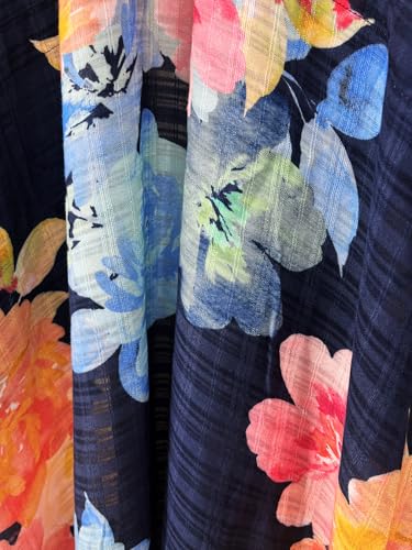 Image of Spicy Sandia Kimonos for Women Floral Beach Cover Up Loose Swimsuit Bathing Suit Coverup Cardigan for Summer Swimwear