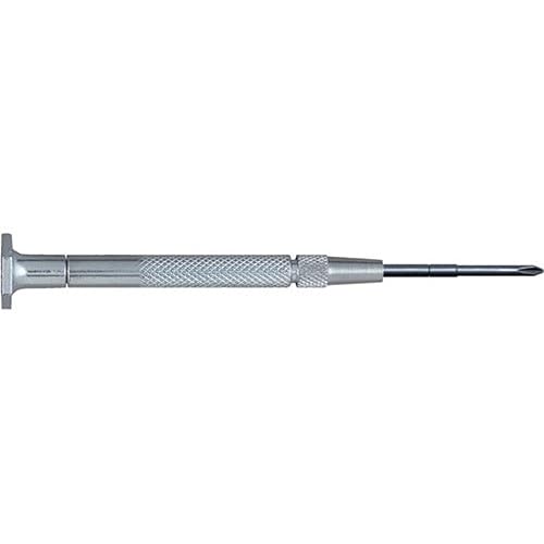 Miniatura 1 de Moody Tools 51-1783 Destornillador Phillips de acero al cromo vanadio, cabeza #000, longitud de 0.055in