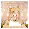 MSOrient Japanse anime zeeman maan decor wanddoek mooi wandtapijt woondecoratie slaapkamer decoratief wandtapijt