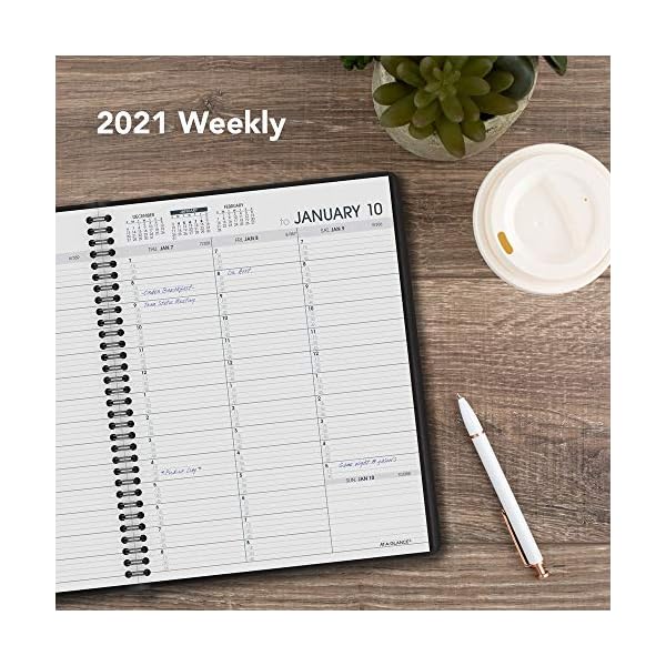 AT-A-GLANCE, Wochenplaner 2021, 14 x 21 cm, klein, 12 Monate, schwarz (700750521) – Bild 3