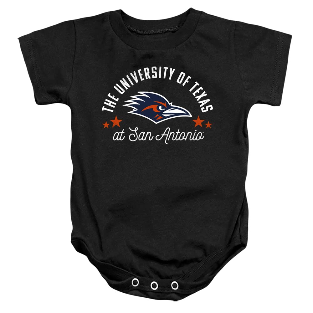The University of Texas at San Antonio Official Roadrunners Unisex Infant Snap Suit for Baby,Black, 12 Months