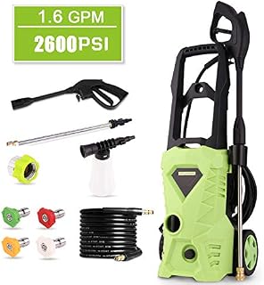 Homdox 2500 PSI Electric Pressure Washer 1600W Power Washer 1.5GPM High Pressure Washer