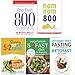 Produktbild The fast 800 michael mosley, nom nom fast 800 cookbook, fast diet for beginners, vegetarian 5 2 fast diet for beginners, complete ketofast 5 books collection set