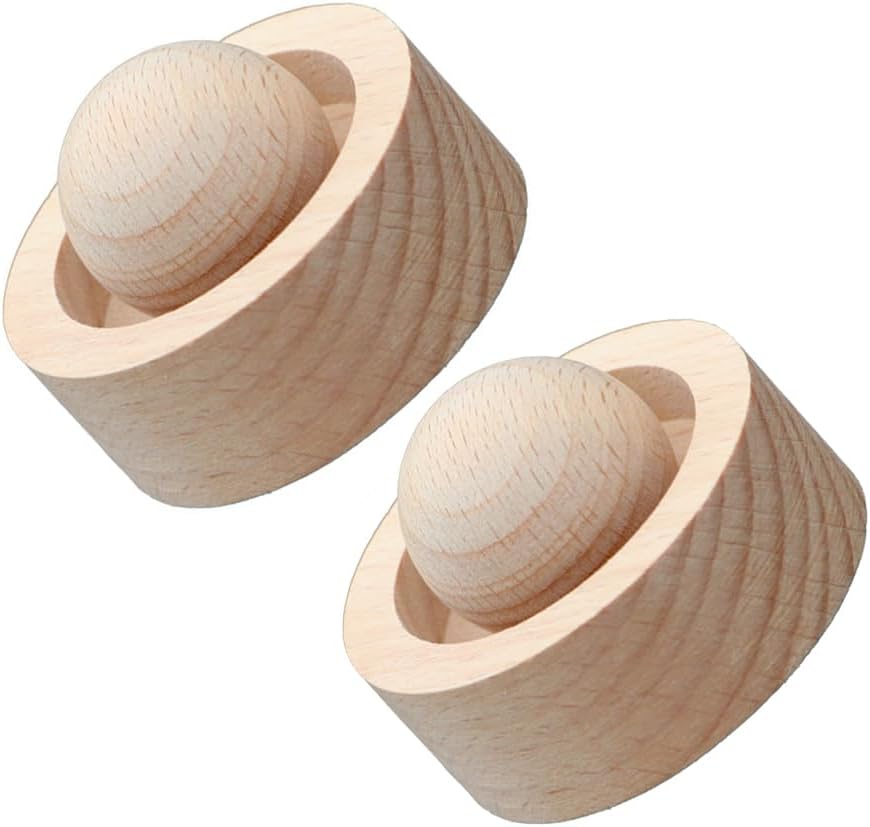 Difusor de Aromas de Madera Redondo 2 Piezas para Hogar Oficina