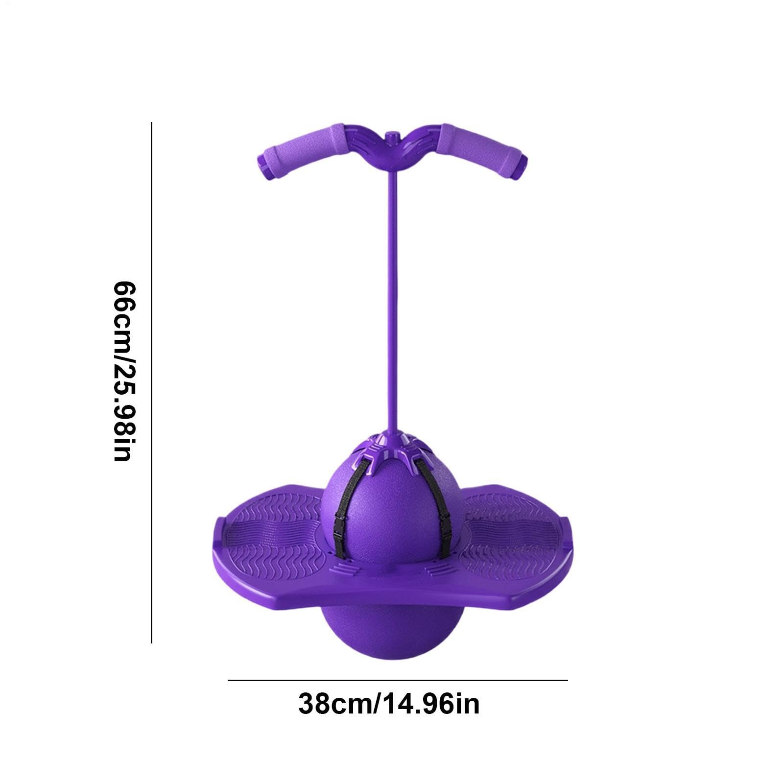 Palloncino Saltante per Interattivo Silenziatore con Pompa a Maniglia | Giocattolo da saltare ideale per casa, scuola, sala giochi, parco, viaggi, sport, ecc