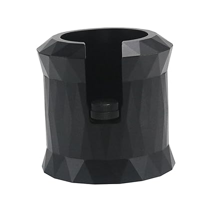 CALANDIS Portafilter Holder Seat Anodized Aluminum Alloy Coffee Handle Station Black