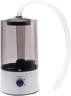 EKDJKK 4L Reptile Humidifiers, Reptile Fogger Terrarium Humidifier with Extension Tubes/Hoses for Reptiles Amphibians Herps Vivarium (Clear)