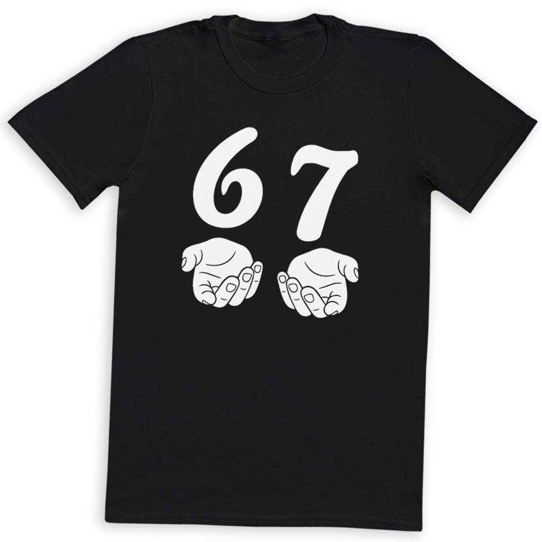 The Gift Project Six Seven - 6 7 Funny 67 Gen Alpha Slang Meme 6-7 - Adult & Kids T-Shirt or Sweater Multicoloured