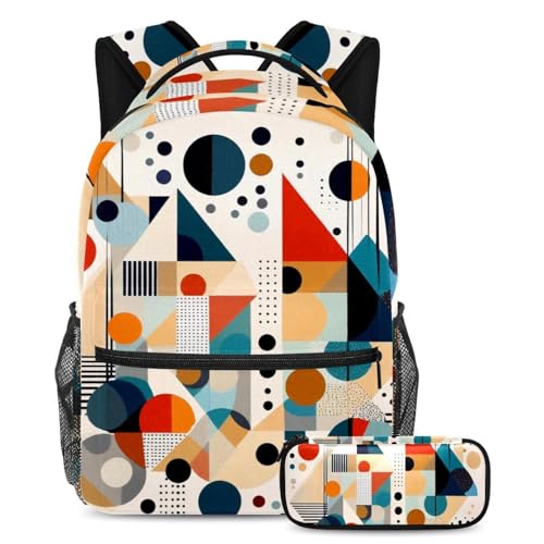 Cartable pour enfants ensemble de 2 pièces avec sac à livres et trousse