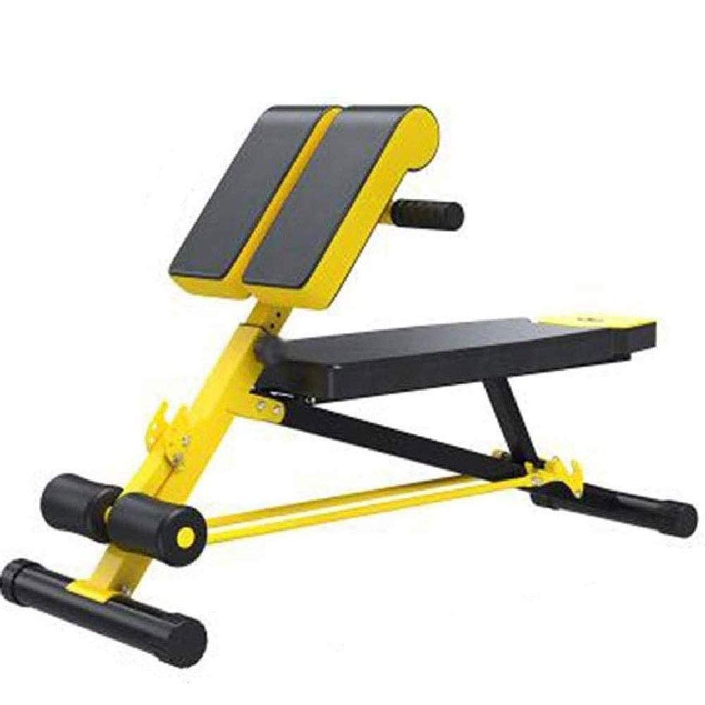 Weight Bench Adjustable Sit-up Board,Weight Bench, Adjustable Collapsible Roman Stool Fitness Chair Multi-Function Sit-up Dumbbell Bench Supine Board Home Fitness Equipme