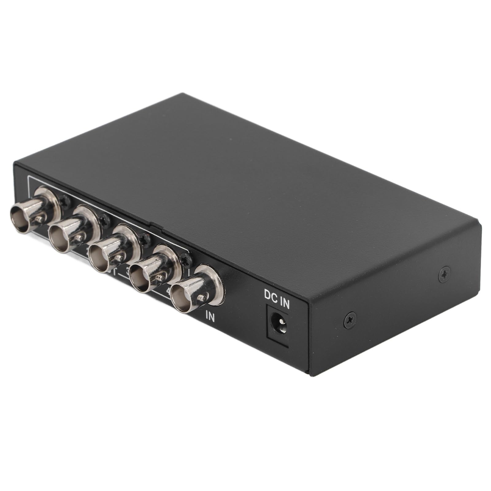 Splitter Video BNC 1 Ingresso e 4 Uscite, Splitter Video HDMI Completo 1080P, Splitter Video BNC per Riunioni Video Home Theater Insegnamento Multimediale (Spina europea)