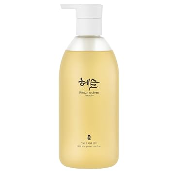 Korean Soybean Shampoo, Sulfate & Silicone-Free, Deep Scalp Cleanse, Hypoallergenic, Fermented Black Soybean Extract, pH-Balanced | 500ml