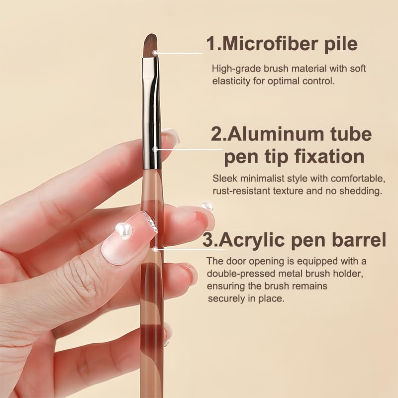 9 Pcs Nail Brush Nail Art Brushes Set Nails Stuff Art Supplies Tools with Drawing Painting Pen for — view 4