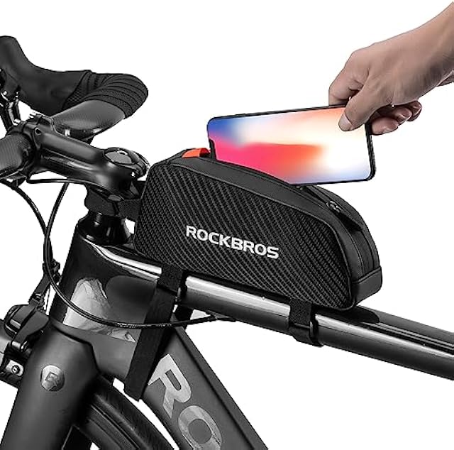 ROCKBROS Top Tube Bike Bag Narrow Slim Design Lightweight Portable