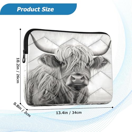 Funda impermeable para laptop 13-14 pulgadas gris miniatura 3