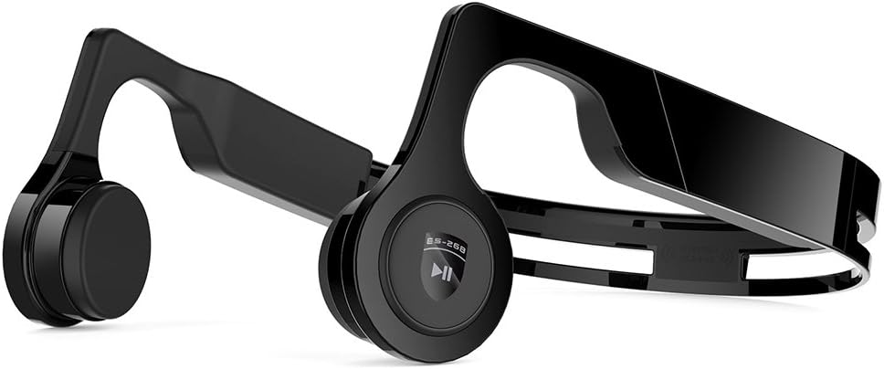 JUHALL Bone conduction Bluetooth V4.2 Headphones Wireless sports earphones Built-in Mic Sweatproof Lightweight HD Sound Headsets for iPhone Android