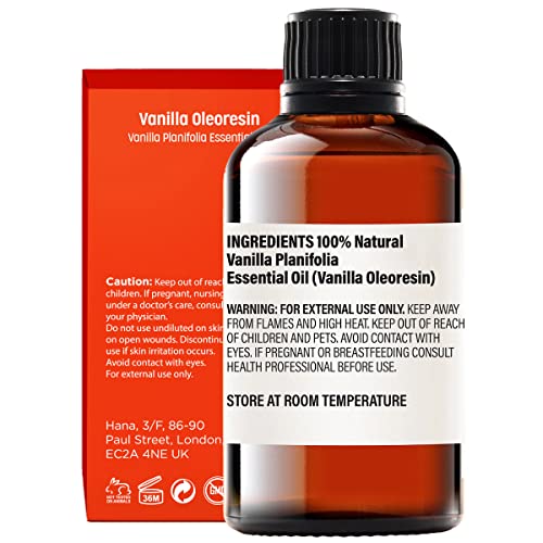 Vanilla Essential Oil For Skin & Cinnamon Essential Oil For Diffuser Set - 100% Pure Therapeutic Grade Essential Oils Set - 2X1 Fl Oz - H'ana #TOP1
