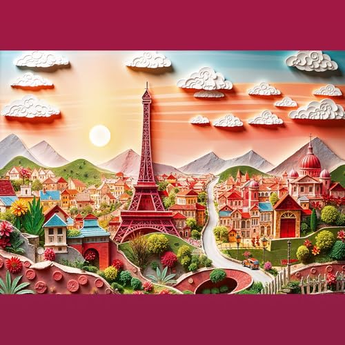 Trefl Puzzle Paris Effet 3d 1000 Pièces Puzzle Premium Ville - vue 4