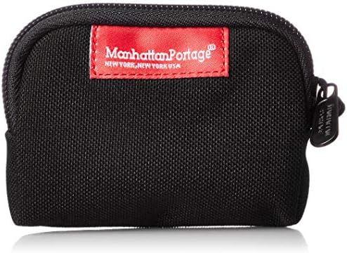 Manhattan Portage Coin Purse (Black, Eclectic Colors, Zipper Closure, Pouch, Credit Card, ID Card, Jewelry, Keys, Water Resistant, Gift, 1000D, Everyday Carry)