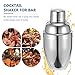 Veemoon 1pc Stainless Steel Cocktail Shaker Design for Home Bars Professional Bartenders Versatile Drink Mixer for Cocktails Tea More for All Occasions