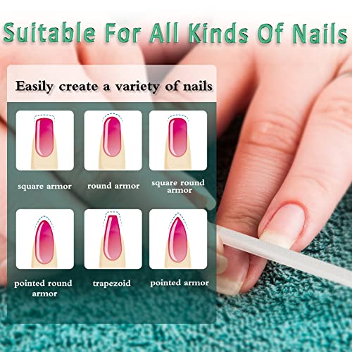 Yadada Glass Nail Shiner - 3Pc Upgrade Glass Nail File Nano Nail Buffers Crystal Shine Polisher For Natural Nails, Professional Manicure Tools Kit For Acrylic Nail Care #TOP2