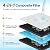 ICEPURE 4-in-1 Composite Filter Cartridge, Replacement for Countertop Reverse Osmosis Water Filtration System CTR-J, Purify Tap Water, 12 Months, 1PACK