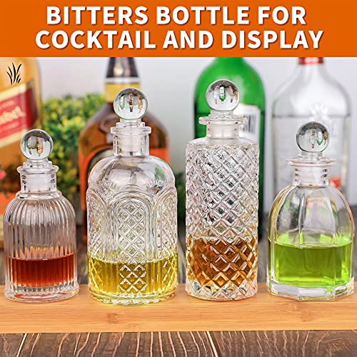 image for SuproBarware Bitters Bottle for Cocktail Set of 6 (4pcs)