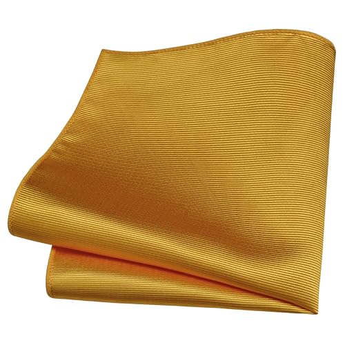 Image of Branduce 3.15 inch（8cm） Solid Formal Tie and Pocket Square Plain Necktie Lapel Pin and Tie Clip Set for Men