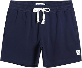 maamgic Mens Athletic Gym Shorts 5/7" Elastic Waist Casual Pajama Pocket Jogger Men Workout Short Pants