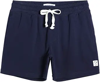 maamgic Mens Athletic Gym Shorts 5.5" Elastic Waist Casual Pajama Pocket Jogger Men Workout Short Pants