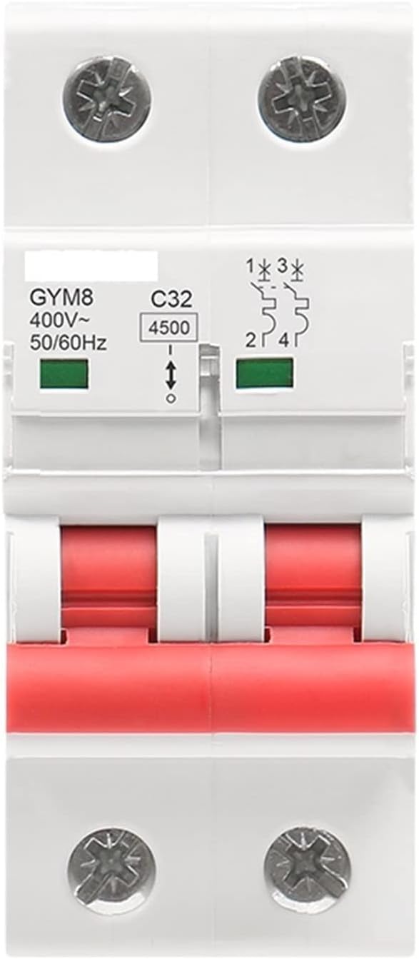 サーキットブレーカー Gym8 ダブルロッド Din レール MCB 4.5ka ミニチュアサーキットブレーカー 6 3a ac 標