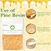 1.1 Pound Pine Resin Natural Pine Resin for Beeswax Wraps Food Grade Good Grip and Performance Ideal for Musicians Athletes Dancers and DIY Projects (1.1, Pounds)