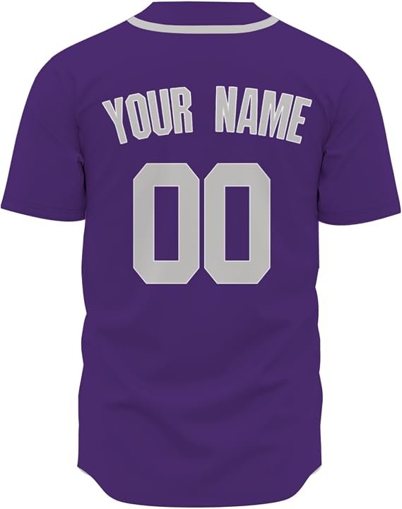 Blank Custom Baseball Jersey Men Women Kids Personalized Casual Team Sports Baseball Button Down Shirts Jersey
