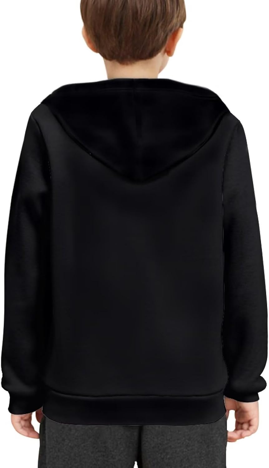 Axolotl Hoodies for Girls Boys Hooded Sweatshirts Long Sleeve Black Unisex Pullover 6-16Y