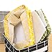 MerceHygea Small Canvas Storage Bins, Mini Cute Foldable Fabric Storage Basket Box, Home Decor Toy Organizer Hamper for Baby,Kids,Pets,Office, Makeup, Keys,Shelves,Desk,Liitle Items 4 Pack(Colorful)
