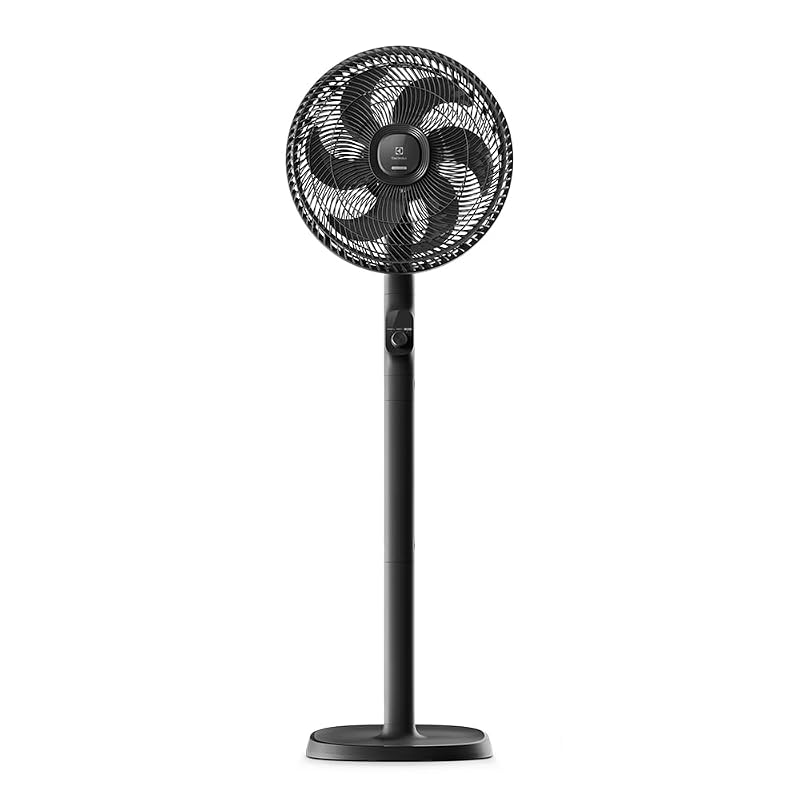 Electrolux Ventilador Coluna ou mesa 40cm 6 Pás silencioso 3 velocidades 2 anos garantia com inclinação Duoforce Air+ EFS40 220v Preto