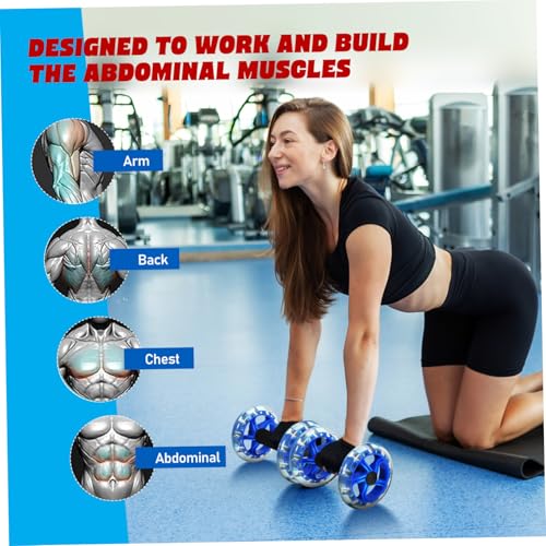 Rueda de fitness doble para quemar calorias y desarrollar musculos 3