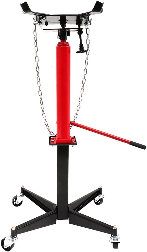 INEEDUP 1100 LBS Hydraulic Transmission Jack Hydraulic Telescoping Transmission Jack, Medium
