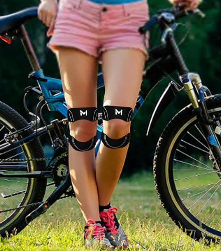 Image of 2 Pack Patella Knee Brace with Gel Pads,Adjustable Patellar Tendon Support Strap for Women and Men,Knee Pain Relief for Tennis,Running,Workout (Line patella knee brace, One Size)