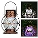 Go2garden Solar Lantern Outdoor Hanging Garden Lights, Decorative Rainbow Lamp Metal&Glass for Patio Tabletop Decorations (Bronze,3 Lumens)