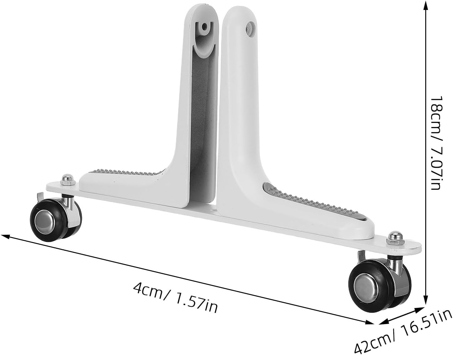 Movable Folding Privacy Screen Holder with 360° Rotating Iron Bracket and Reinforced Wheel Base, No Drilling Required, for Dressing Areas and Dormitories