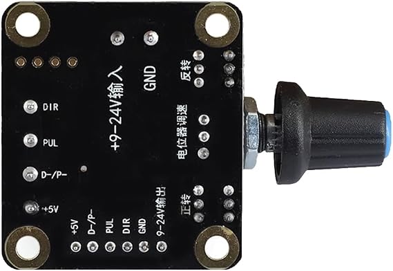 Precision Stepper Motor Controller HL-01 with Microstepping, 9-24V PWM/DIR Control, Compact Design for CNC 3D Printer Robot DIY Projects