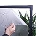 Niviy Static Cling Non-Adhesive Window Film Frosted Glass Bathroom Door Decoration Privacy Covering (17.7