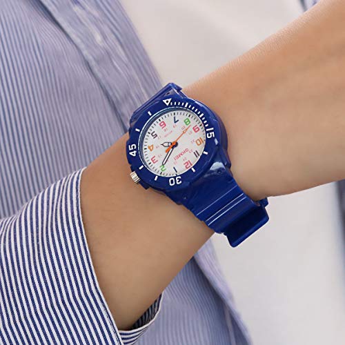 Relógio de quartzo para crianças Relógio de ponteiro de quartzo para meninos fofos para meninas e cr