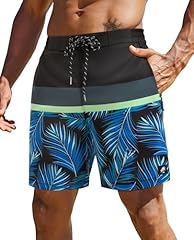 Blue Leaf and Black Striped