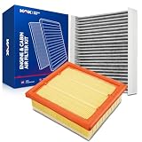 KAX Engine & Cabin Air Filter Kit, Replacement for Ram ProMaster City 2015 2016 2017 2018 2019 2020