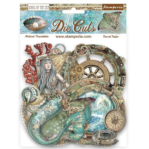 Stamperia motifs à découper Treasures of the Sea scrapbooking mer