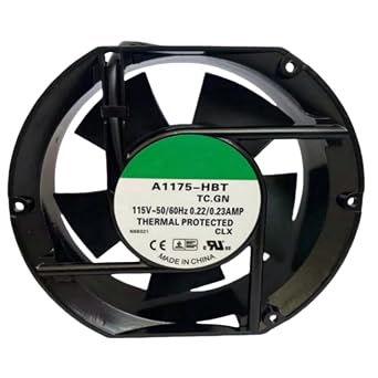 A1175-HBT Fan 17.2CM for 115V 0.22/0.23A 17251 172X150X51MM 2-Wire Cooling Fan